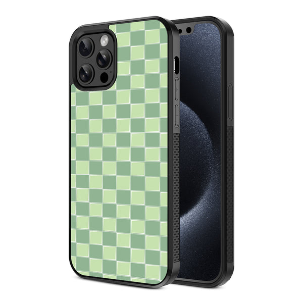 MyBat Design Lab Series Case for Apple iPhone 12 / 12 Pro - Matcha Check - MIP12PCSLESM482-2.jpg