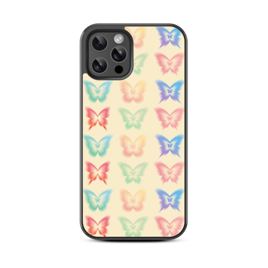 MyBat Design Lab Series Case for Apple iPhone 12 / 12 Pro - Technicolor Butterflies - MIP12PCSLESM487-3.jpg