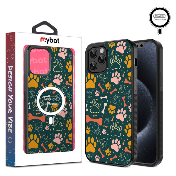 MyBat Design Lab Series MagSafe Case for Apple iPhone 12 / 12 Pro (6.1) - Paw Prints & Bones - MIP12PCSLESMSM003-1.jpg