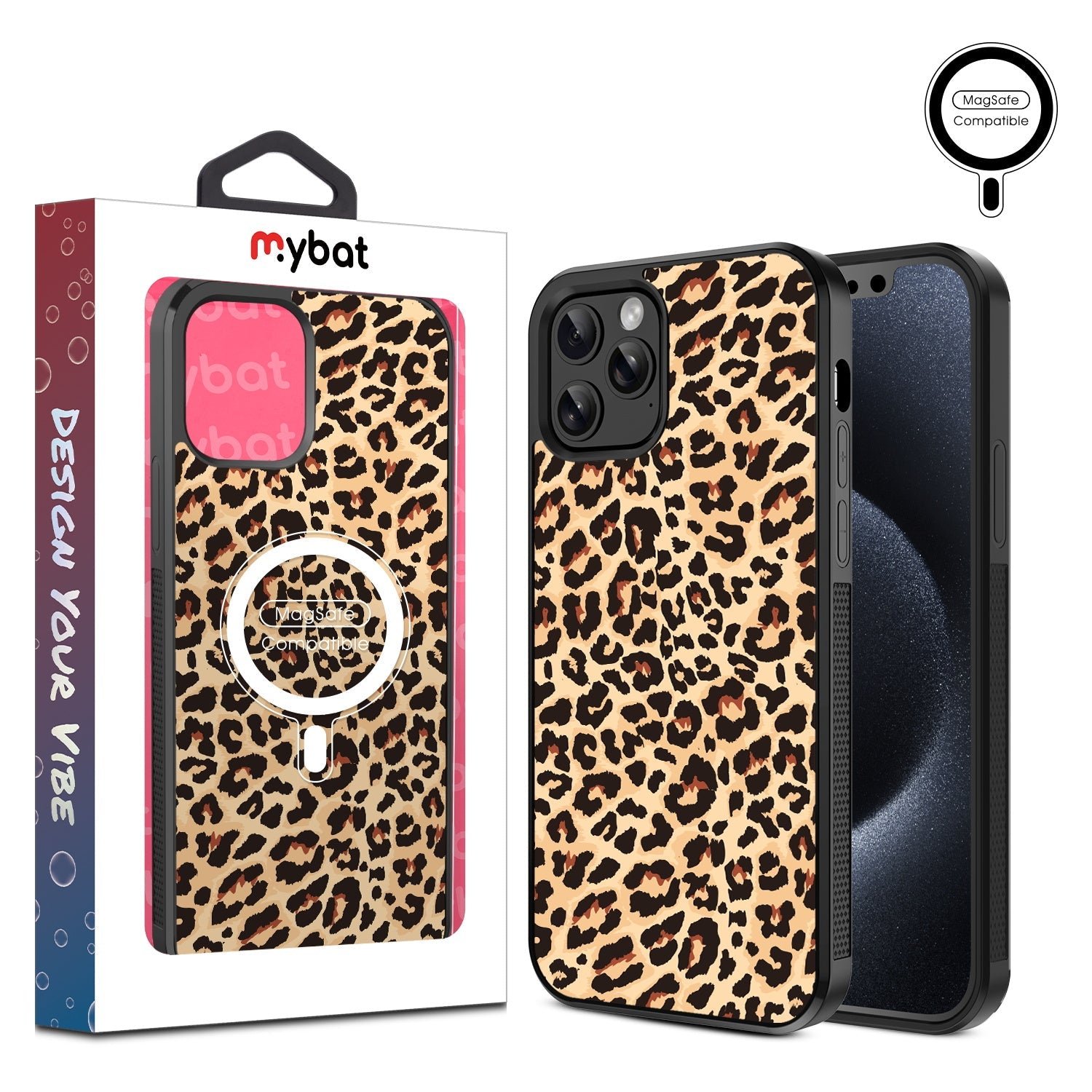 MyBat Design Lab Series MagSafe Case for Apple iPhone 12 / 12 Pro (6.1) - Leopard Print