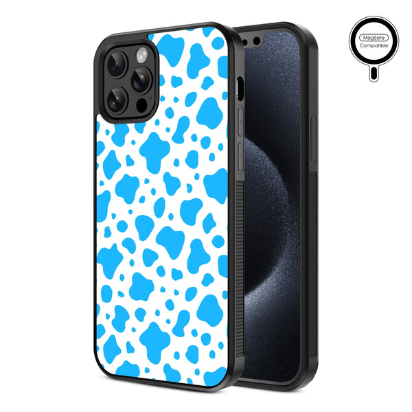 MyBat Design Lab Series MagSafe Case for Apple iPhone 12 / 12 Pro (6.1) - Blue Cow Print - MIP12PCSLESMSM016-2.jpg