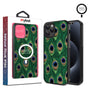 MyBat Design Lab Series MagSafe Case for Apple iPhone 12 / 12 Pro (6.1) - Peacock Feathers - MIP12PCSLESMSM018-1.jpg