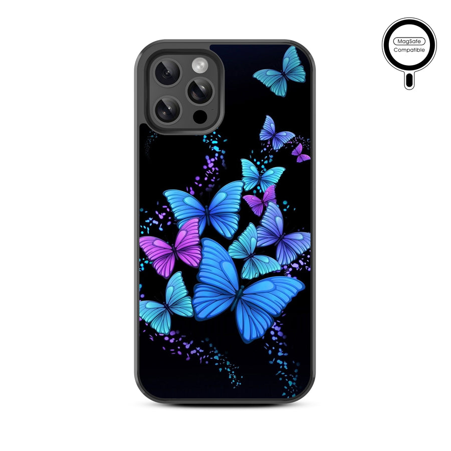 MyBat Design Lab Series MagSafe Case for Apple iPhone 12 / 12 Pro (6.1) - Butterfly Night - MIP12PCSLESMSM021-3.jpg