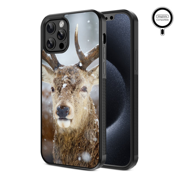 MyBat Design Lab Series MagSafe Case for Apple iPhone 12 / 12 Pro (6.1) - Deer in Winter - MIP12PCSLESMSM024-2.jpg