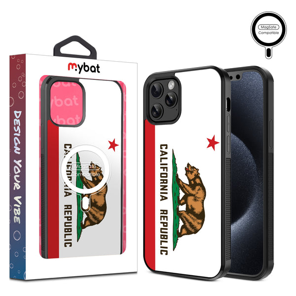 MyBat Design Lab Series MagSafe Case for Apple iPhone 12 / 12 Pro (6.1) - California State Flag - MIP12PCSLESMSM027-1.jpg