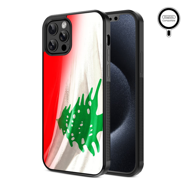 MyBat Design Lab Series MagSafe Case for Apple iPhone 12 / 12 Pro (6.1) - Lebanese Flag - MIP12PCSLESMSM033-2.jpg
