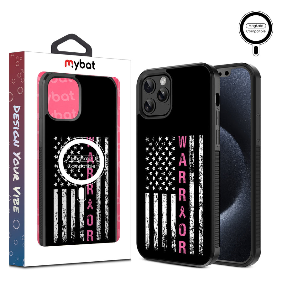 MyBat Design Lab Series MagSafe Case for Apple iPhone 12 / 12 Pro (6.1) - Pink Ribbon - MIP12PCSLESMSM035-1.jpg
