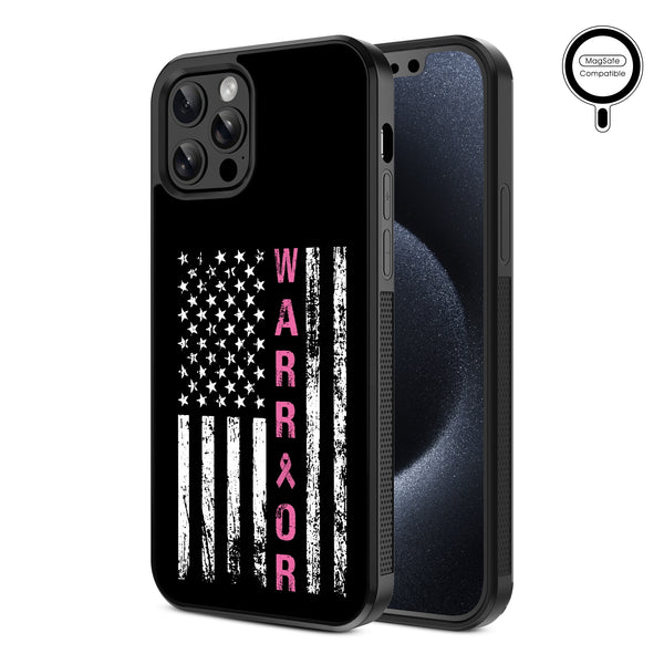 MyBat Design Lab Series MagSafe Case for Apple iPhone 12 / 12 Pro (6.1) - Pink Ribbon - MIP12PCSLESMSM035-2.jpg