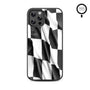 MyBat Design Lab Series MagSafe Case for Apple iPhone 12 / 12 Pro (6.1) - Racing Flag