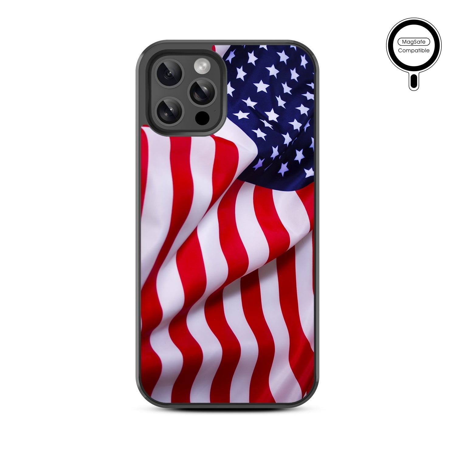 MyBat Design Lab Series MagSafe Case for Apple iPhone 12 / 12 Pro (6.1) - Stars & Stripes