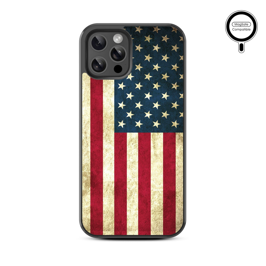 MyBat Design Lab Series MagSafe Case for Apple iPhone 12 / 12 Pro (6.1) - American Flag - MIP12PCSLESMSM043-3.jpg