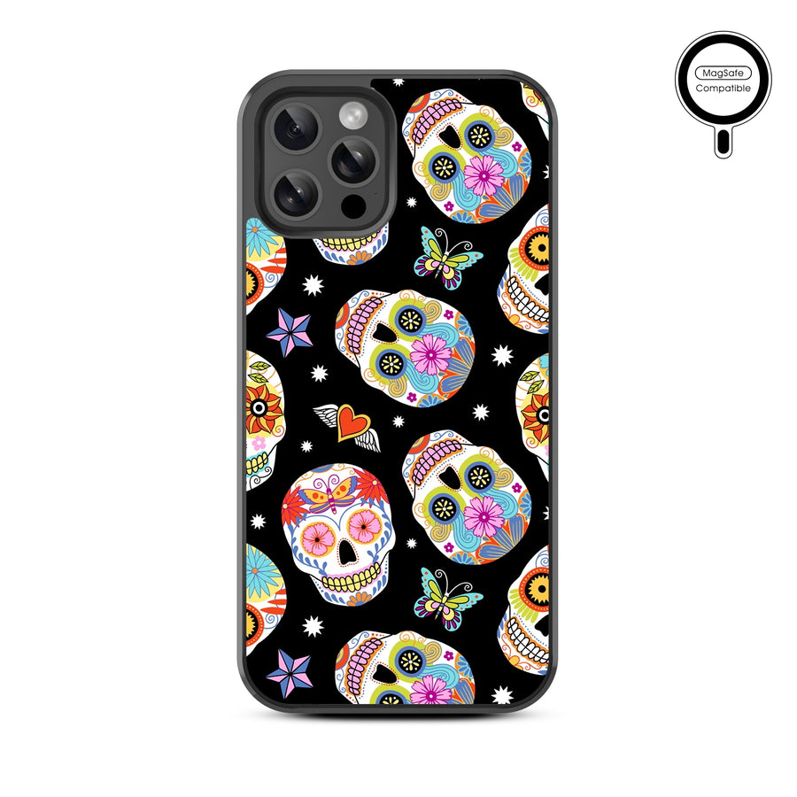 MyBat Design Lab Series MagSafe Case for Apple iPhone 12 / 12 Pro (6.1) - Day of the Dead - MIP12PCSLESMSM056-3.jpg