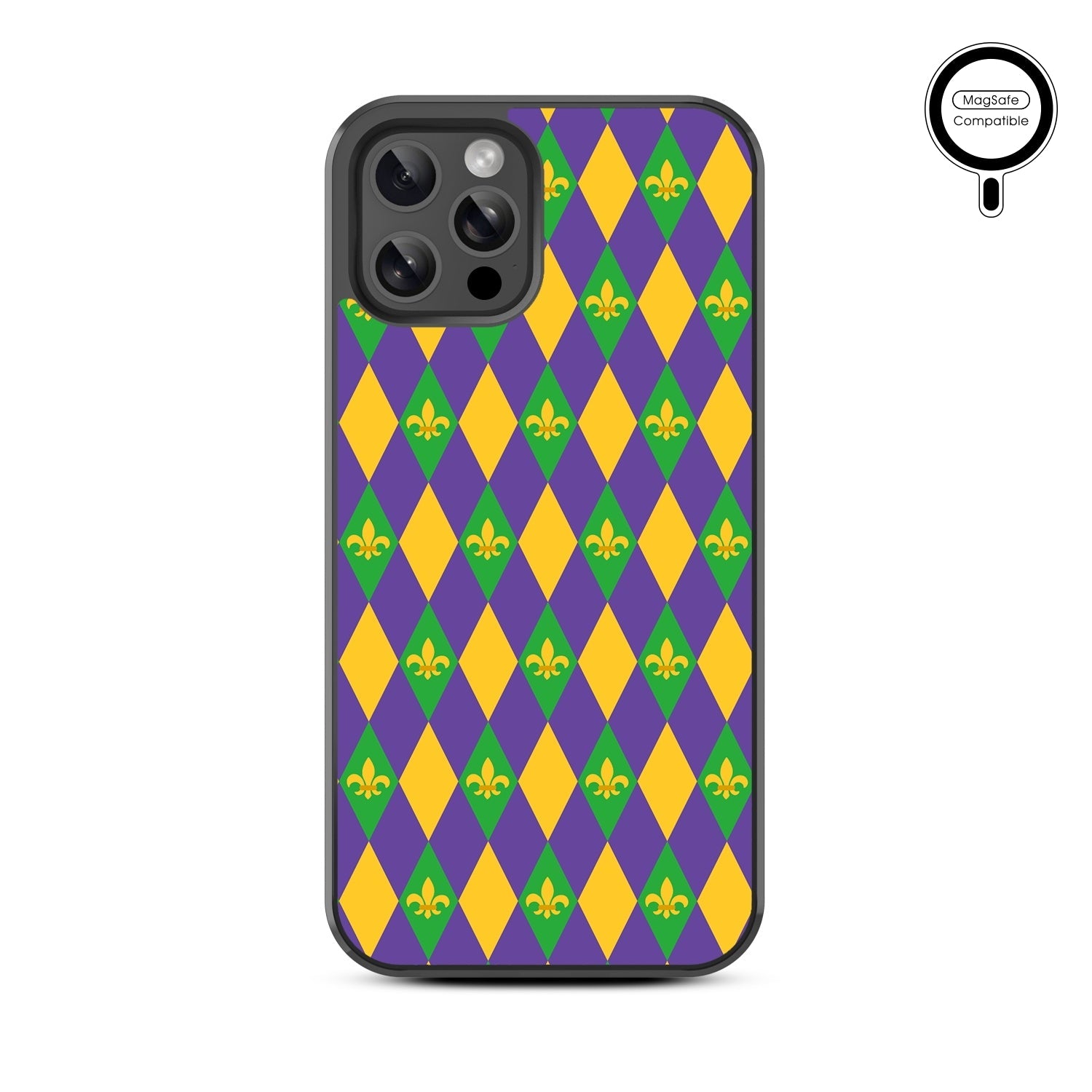 MyBat Design Lab Series MagSafe Case for Apple iPhone 12 / 12 Pro (6.1) - Mardi Gras