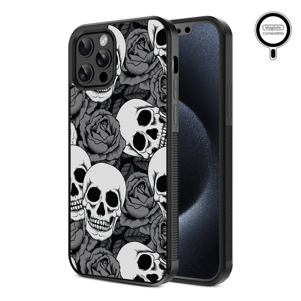 MyBat Design Lab Series MagSafe Case for Apple iPhone 12 / 12 Pro (6.1) - Skull Garden - MIP12PCSLESMSM081-2.jpg