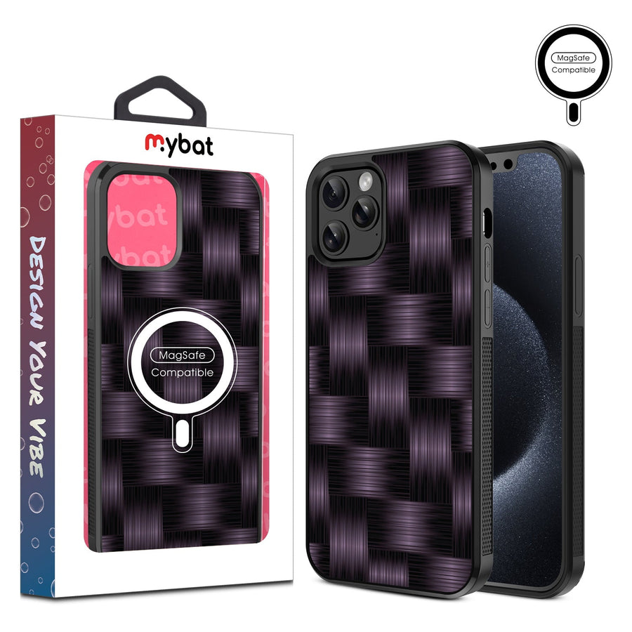 MyBat Design Lab Series MagSafe Case for Apple iPhone 12 / 12 Pro (6.1) - Woven Carbon Fiber