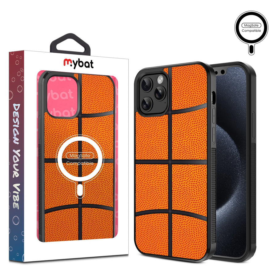 MyBat Design Lab Series MagSafe Case for Apple iPhone 12 / 12 Pro (6.1) - Basketball