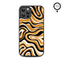 MyBat Design Lab Series MagSafe Case for Apple iPhone 12 / 12 Pro (6.1) - Groovy Golden Swirls - MIP12PCSLESMSM093-3.jpg