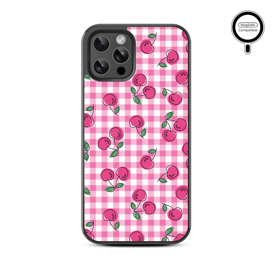 MyBat Design Lab Series MagSafe Case for Apple iPhone 12 / 12 Pro (6.1) - Pink Cherries - MIP12PCSLESMSM100-3.jpg