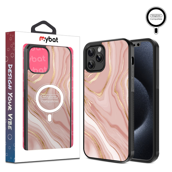MyBat Design Lab Series MagSafe Case for Apple iPhone 12 / 12 Pro (6.1) - Pink Marble - MIP12PCSLESMSM107-1.jpg