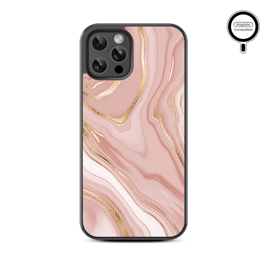 MyBat Design Lab Series MagSafe Case for Apple iPhone 12 / 12 Pro (6.1) - Pink Marble - MIP12PCSLESMSM107-3.jpg
