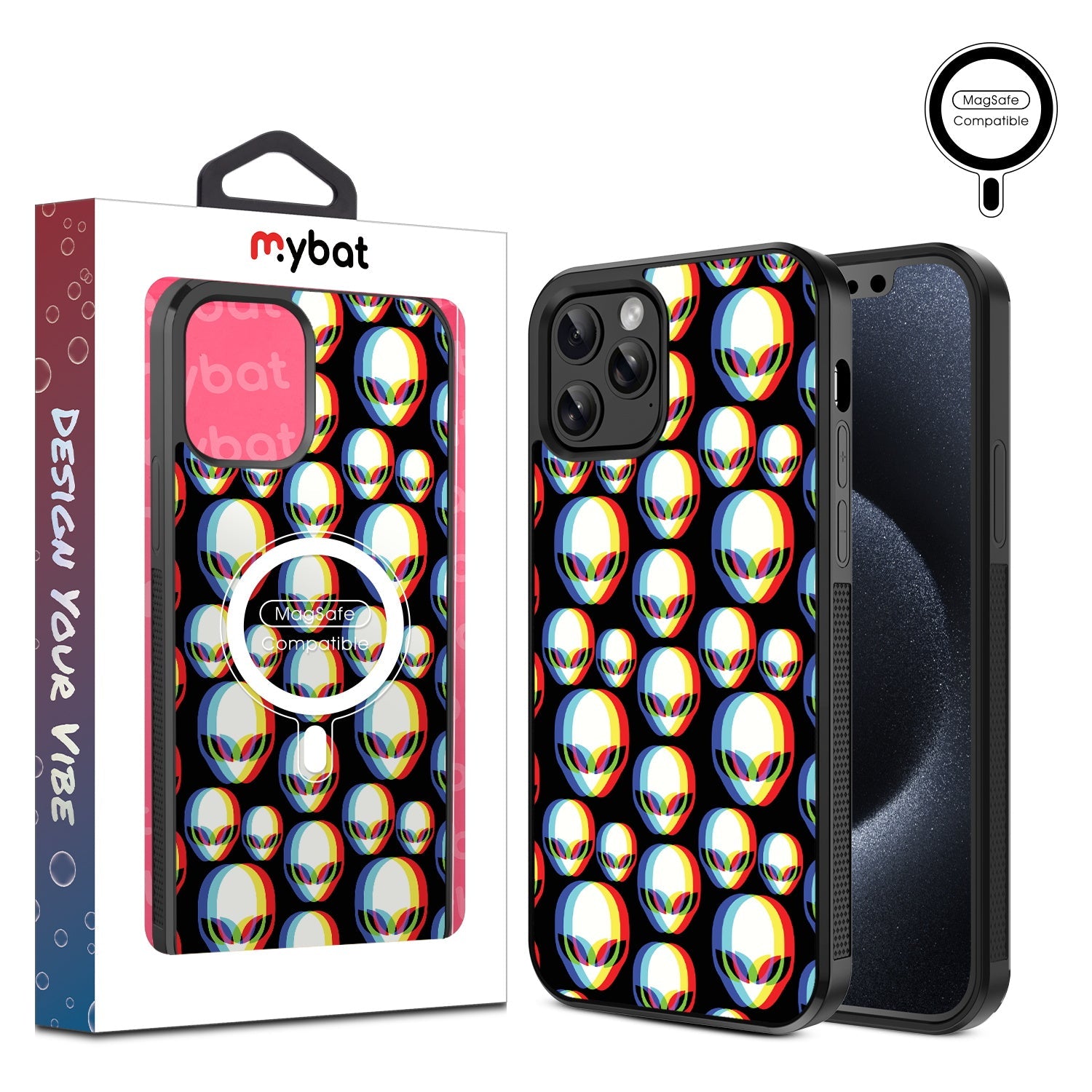 MyBat Design Lab Series MagSafe Case for Apple iPhone 12 / 12 Pro (6.1) - Extraterrestrial