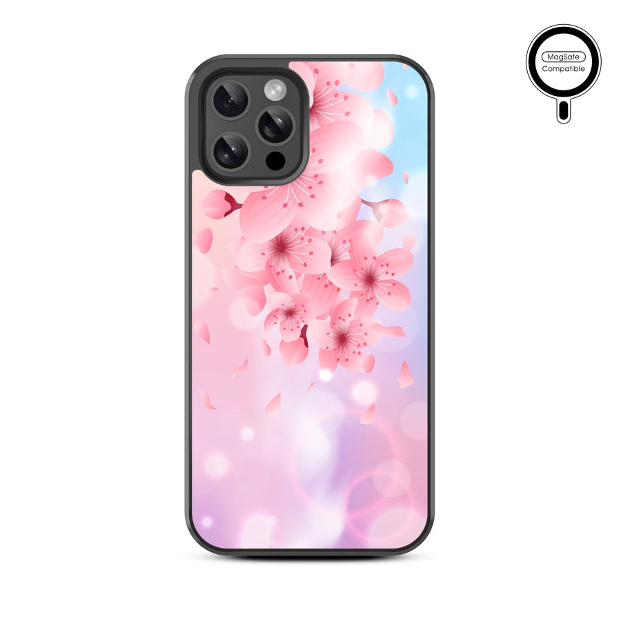 MyBat Design Lab Series MagSafe Case for Apple iPhone 12 / 12 Pro (6.1) - Cherry Blossoms