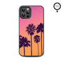 MyBat Design Lab Series MagSafe Case for Apple iPhone 12 / 12 Pro (6.1) - Palm Tree Sunset