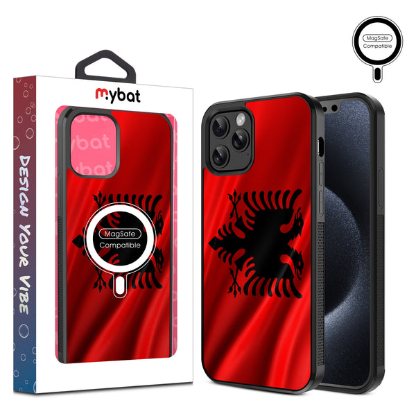 MyBat Design Lab Series MagSafe Case for Apple iPhone 12 / 12 Pro (6.1) - Albania Flag - MIP12PCSLESMSM140-1.jpg