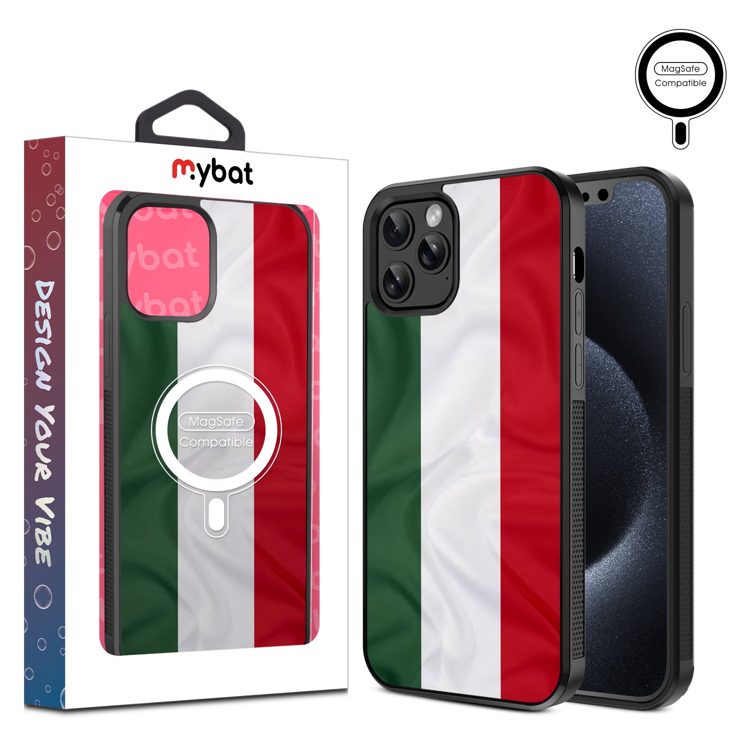 MyBat Design Lab Series MagSafe Case for Apple iPhone 12 / 12 Pro (6.1) - Hungary Flag