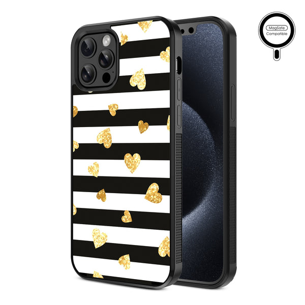 MyBat Design Lab Series MagSafe Case for Apple iPhone 12 / 12 Pro (6.1) - Heart of Gold - MIP12PCSLESMSM166-2.jpg