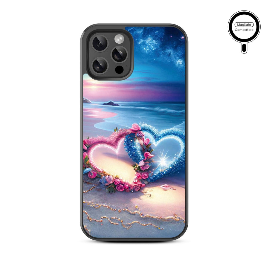 MyBat Design Lab Series MagSafe Case for Apple iPhone 12 / 12 Pro (6.1) - Heart and Soul