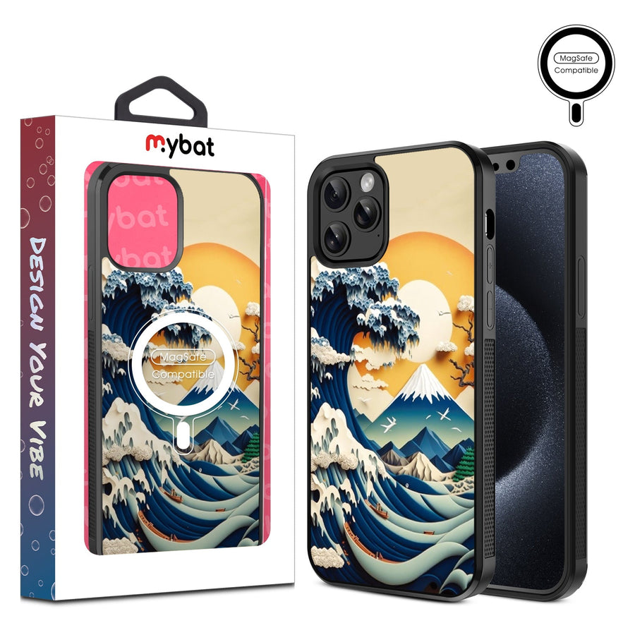 MyBat Design Lab Series MagSafe Case for Apple iPhone 12 / 12 Pro (6.1) - The Great Wave