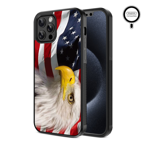 MyBat Design Lab Series MagSafe Case for Apple iPhone 12 / 12 Pro (6.1) - Soaring with Liberty - MIP12PCSLESMSM181-2.jpg