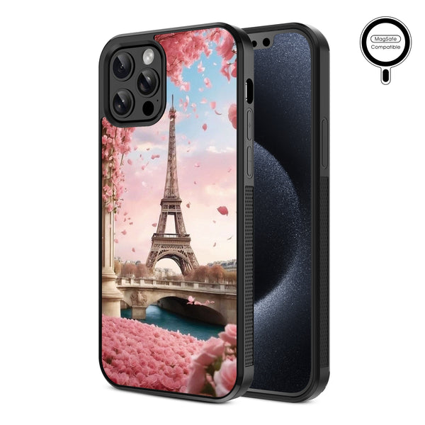 MyBat Design Lab Series MagSafe Case for Apple iPhone 12 / 12 Pro (6.1) - Paris In Bloom - MIP12PCSLESMSM183-2.jpg