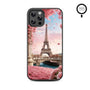 MyBat Design Lab Series MagSafe Case for Apple iPhone 12 / 12 Pro (6.1) - Paris In Bloom