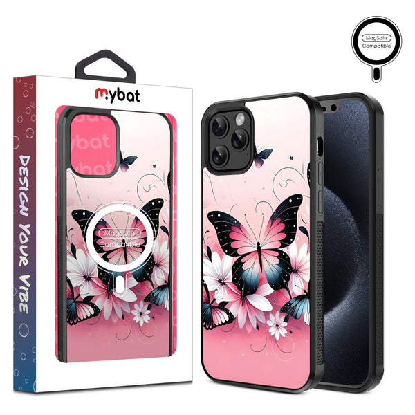 MyBat Design Lab Series MagSafe Case for Apple iPhone 12 / 12 Pro (6.1) - Butterfly Bouquet - MIP12PCSLESMSM184-1.jpg