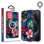 MyBat Design Lab Series MagSafe Case for Apple iPhone 12 / 12 Pro (6.1) - Gilded Petals - MIP12PCSLESMSM188-1.jpg