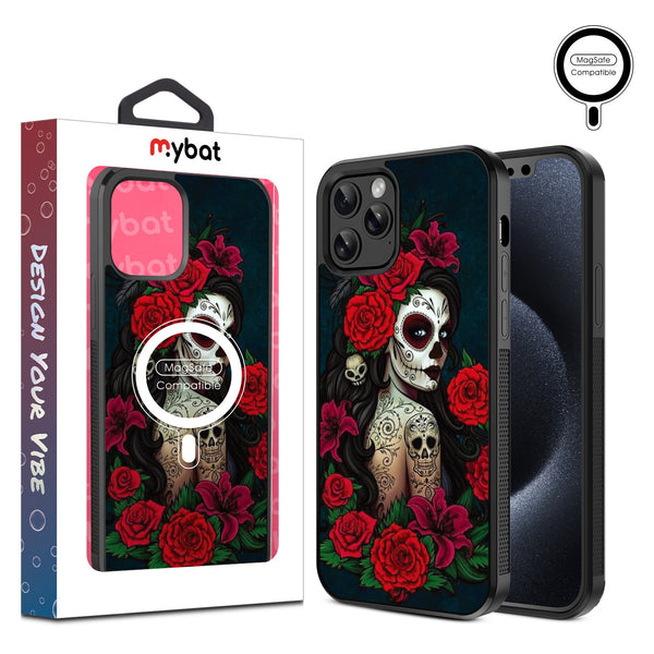 MyBat Design Lab Series MagSafe Case for Apple iPhone 12 / 12 Pro (6.1) - Lady Of The Dead - MIP12PCSLESMSM189-1.jpg