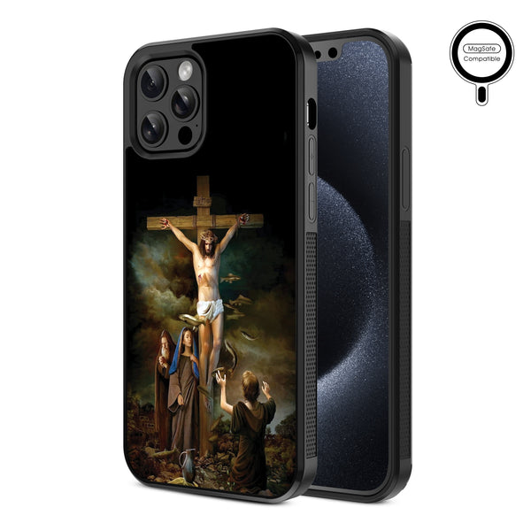 MyBat Design Lab Series MagSafe Case for Apple iPhone 12 / 12 Pro (6.1) - Jesus on the Cross - MIP12PCSLESMSM197-2.jpg