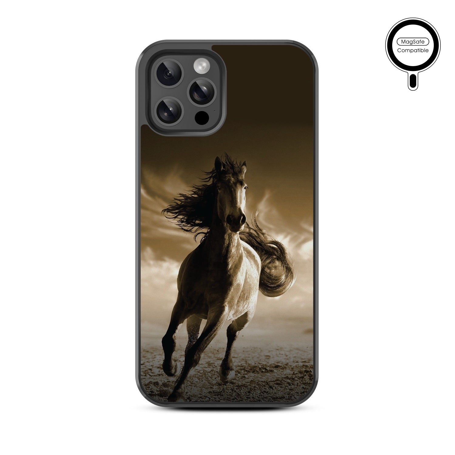 MyBat Design Lab Series MagSafe Case for Apple iPhone 12 / 12 Pro (6.1) - Wild Horse