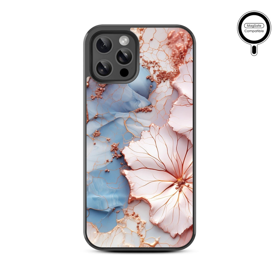 MyBat Design Lab Series MagSafe Case for Apple iPhone 12 / 12 Pro (6.1) - Petal Veins