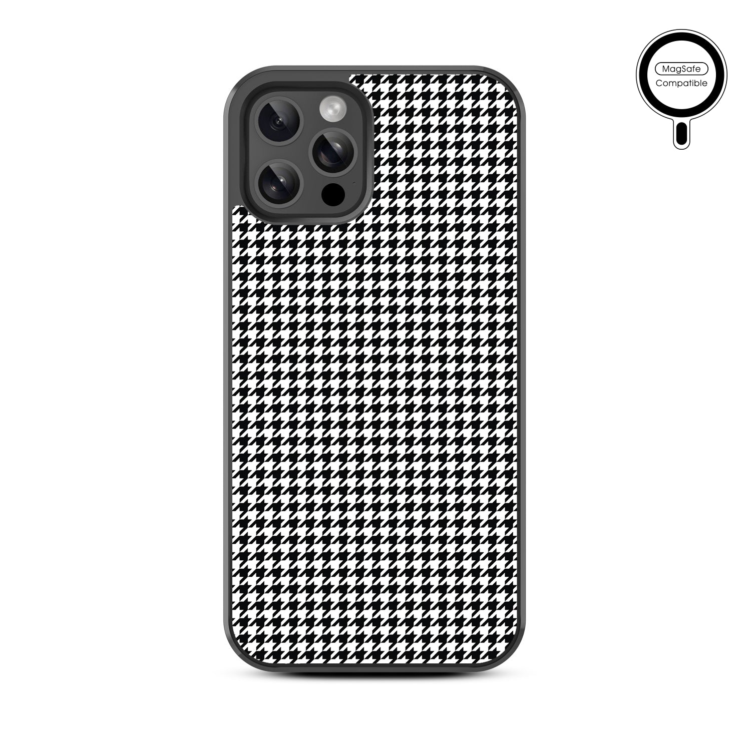MyBat Design Lab Series MagSafe Case for Apple iPhone 12 / 12 Pro (6.1) - Classic Houndstooth