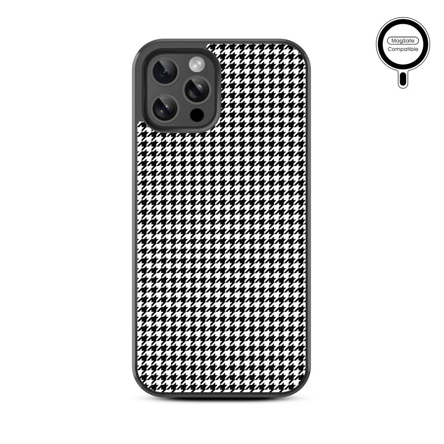 MyBat Design Lab Series MagSafe Case for Apple iPhone 12 / 12 Pro (6.1) - Classic Houndstooth