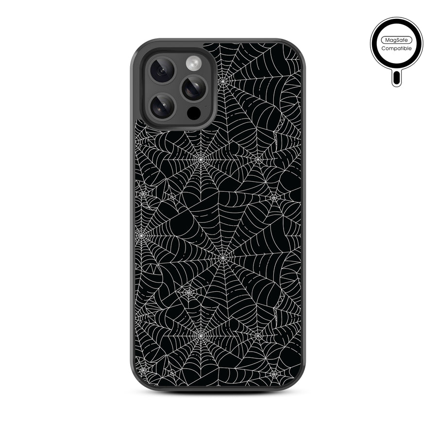 MyBat Design Lab Series MagSafe Case for Apple iPhone 12 / 12 Pro (6.1) - Spider Web - MIP12PCSLESMSM217-3.jpg
