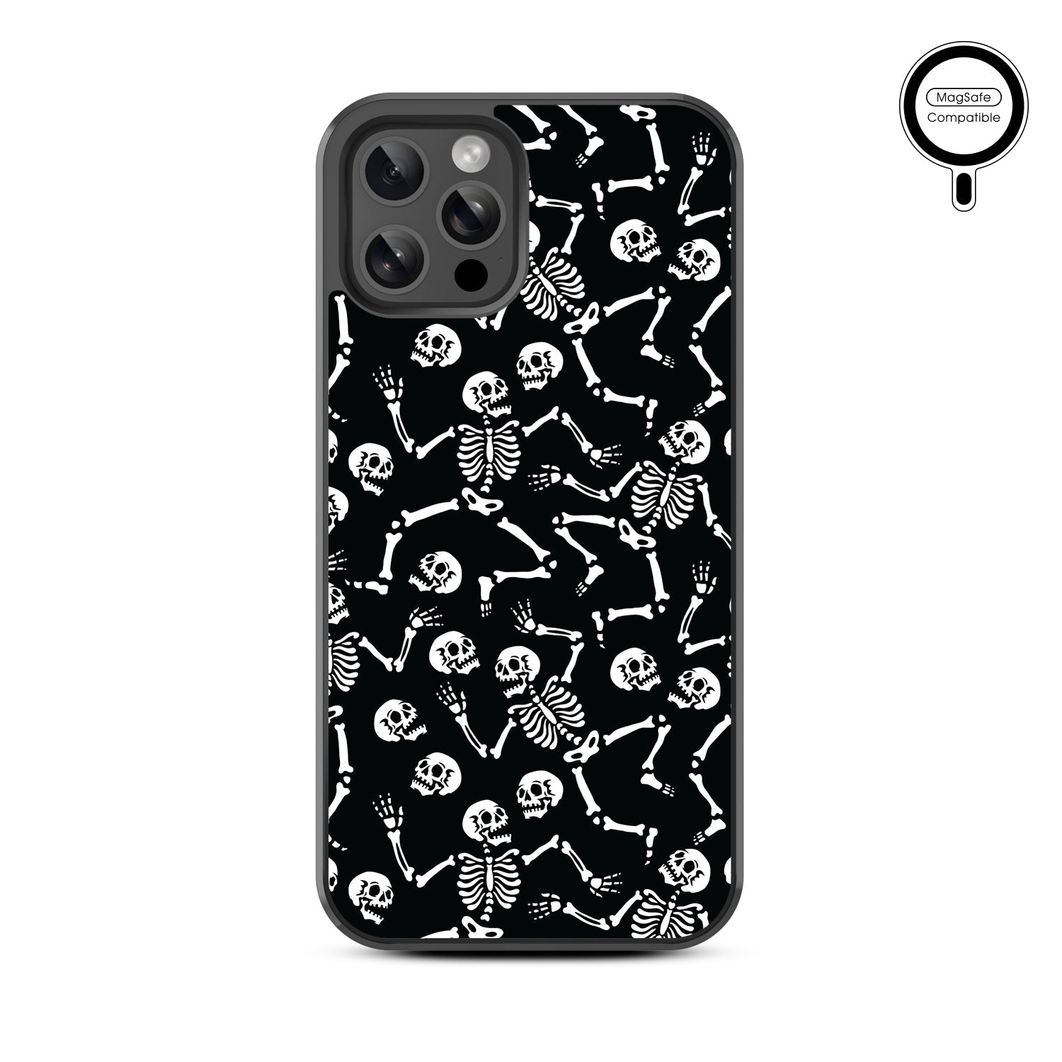 MyBat Design Lab Series MagSafe Case for Apple iPhone 12 / 12 Pro (6.1) - Skeleton Crew