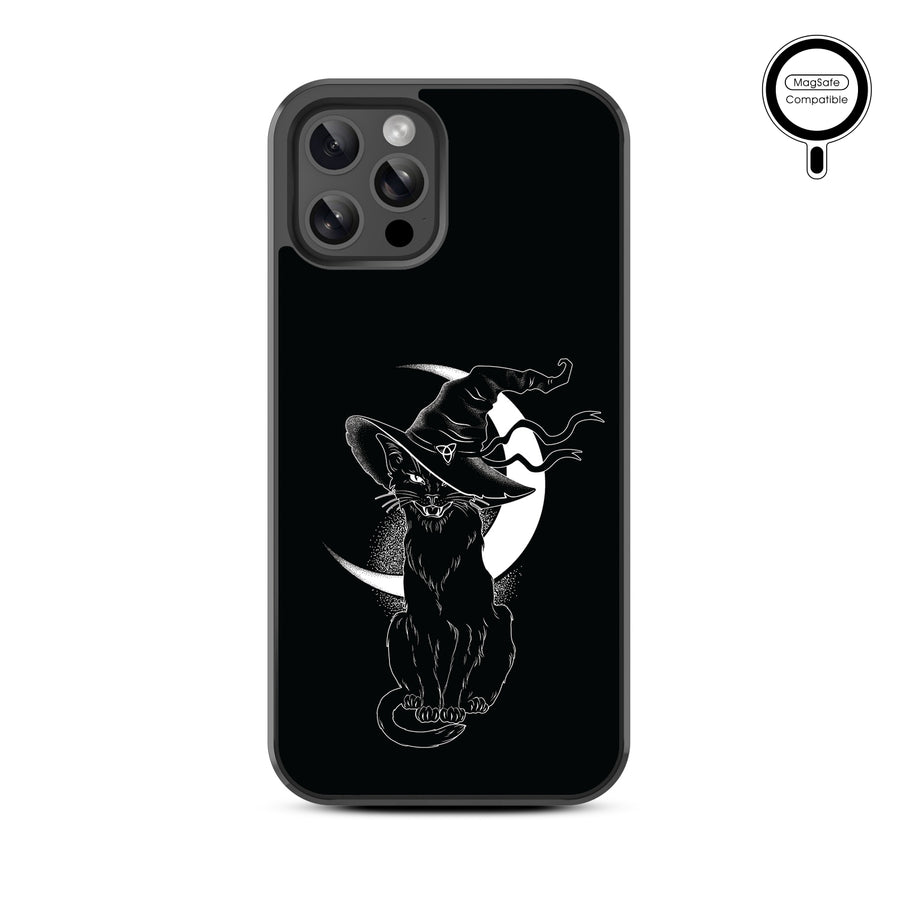 MyBat Design Lab Series MagSafe Case for Apple iPhone 12 / 12 Pro (6.1) - Black Cat Magic - MIP12PCSLESMSM223-3.jpg
