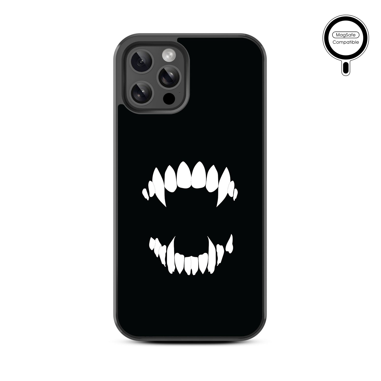 MyBat Design Lab Series MagSafe Case for Apple iPhone 12 / 12 Pro (6.1) - Vampire Fangs
