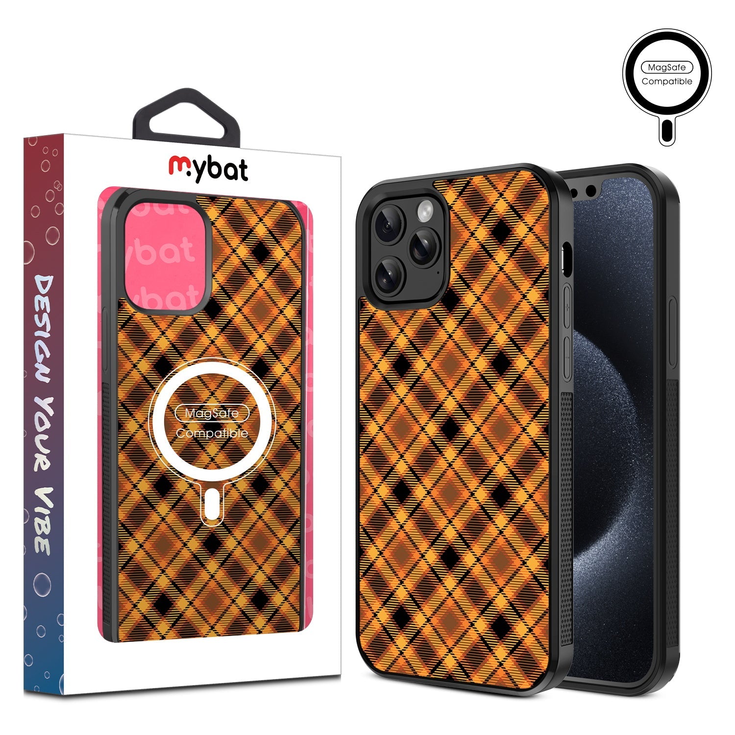 MyBat Design Lab Series MagSafe Case for Apple iPhone 12 / 12 Pro (6.1) - Fall Flannel