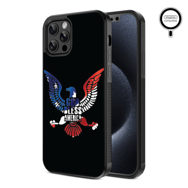 MyBat Design Lab Series MagSafe Case for Apple iPhone 12 / 12 Pro (6.1) - God Bless America - MIP12PCSLESMSM261-2.jpg