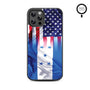 MyBat Design Lab Series MagSafe Case for Apple iPhone 12 / 12 Pro (6.1) - Honduras-USA Flag